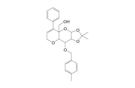 1,2-O-Isopropylidene-3-O-(m-methylbenzyl)-4,5-O-[(1'R)-trans-3'-phenyl-2'-propen-1'-yl]-.beta.-D-fluctopyranose
