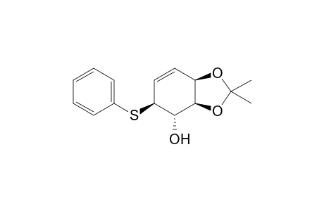 (3aS,4S,5S,7aR)-2,2-Dimethyl-5-phen ylsulfanyl-3a,4,5,7a-tetrahydro-benzo[1,3]dioxol-4-ol