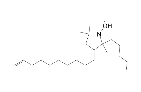 1-Pyrrolidinyloxy, 3-(9-decenyl)-2,5,5-trimethyl-2-pentyl-