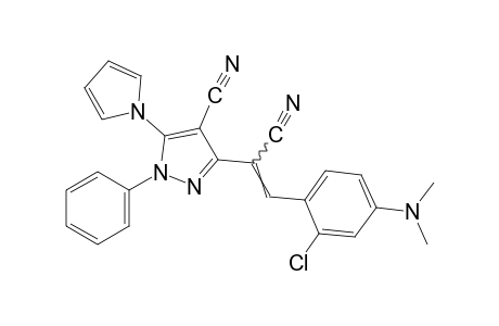 alpha-[2-chloro-4-(dimethylamino)benzylidene]-4-cyano-1-phenyl-5-(pyrrol-1-yl)pyrazole-3-acetonitrile