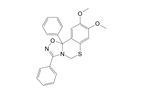 8,9-DIMETHOXY-3,10B-DIPHENYL-1,2,4-OXADIAZOLO-[4,5-C]-[1,3]-BENZOTHIAZINE