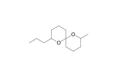 (E,E)-2-n-propyl-8-methyl-1,7-dioxaspiro[5.5]undecane