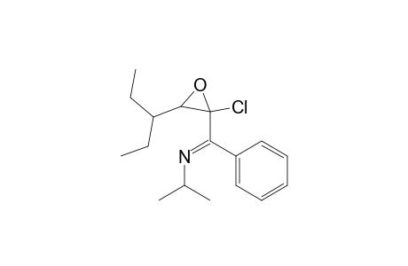 N-(2-Chloro-2,3-epoxy-4-ethyl-1-phenyl-1-hexylidene)isopropylamine