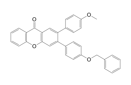 3-(4-Benzyloxyphenyl)-2-(4-methoxyphenyl)-9H-xanthen-9-one