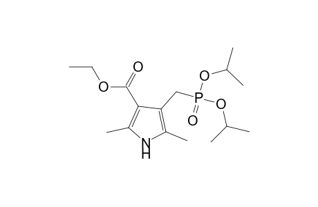 1H-Pyrrole-3-carboxylic acid, 4-[[bis(1-methylethoxy)phosphinyl]methyl]-2,5-dimethyl-, ethyl ester