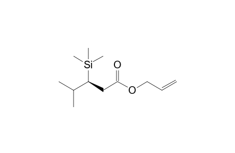 (3S)-4-methyl-3-trimethylsilyl-valeric acid allyl ester