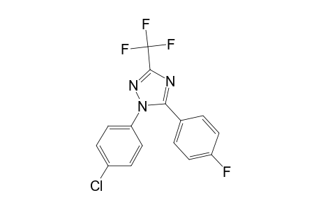 1-(4-Chlorophenyl)-5-(4-fluorophenyl)-3-(trifluoromethyl)-1,2,4-triazole