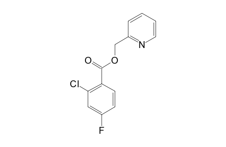 2-CHLORO-4-FLUOROBENZOIC-ACID-2-PYRIDINYLMETHYLESTER