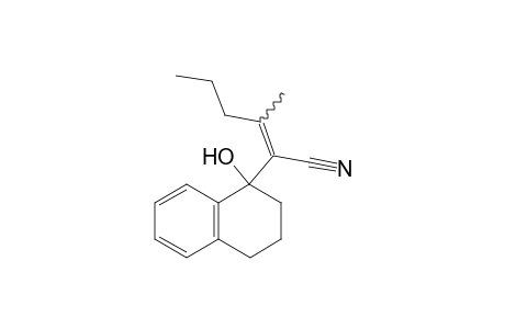 2-(1-Hydroxy-1,2,3,4-tetrahydronaphthalen-1-yl)-3-methylhex-2-enenitrile