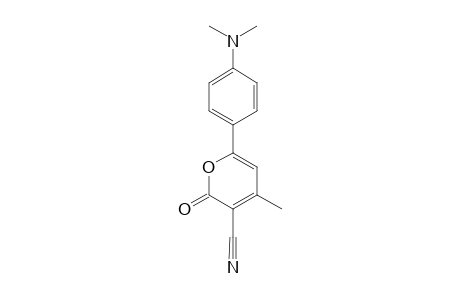 6-[4-(DIMETHYLAMINO)-PHENYL]-4-METHYL-2-OXO-2H-PYRAN-3-CARBONITRILE