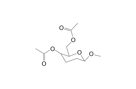 (3-acetoxy-6-methoxy-tetrahydropyran-2-yl)methyl acetate