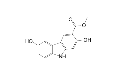 Sansoakamine (Methyl 2,6-Dihydroxycarbazole-3-carboxylate)