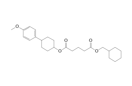 Glutaric acid, cyclohexylmethyl 4-(4-methoxyphenyl)cyclohexyl ester