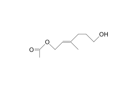 (E)-1-Acetoxy-3-methyl-2-hexen-6-ol