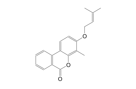 4-methyl-3-[(3-methyl-2-butenyl)oxy]-6H-benzo[c]chromen-6-one