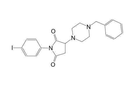 3-(4-benzyl-1-piperazinyl)-1-(4-iodophenyl)-2,5-pyrrolidinedione