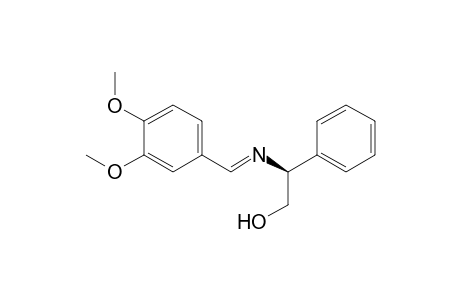 (-)-(1'S)-(E)-N-(2-Hydroxy-1-phenylethyl)-3,4-dimethoxybenzylideneamine