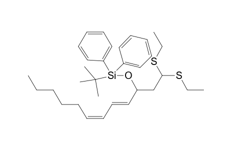 1,1-bis(ethylthio)-3(S)-[(tert-butyldiphenylsilyl)oxy]-4-(E),6(Z)-dodecadiene