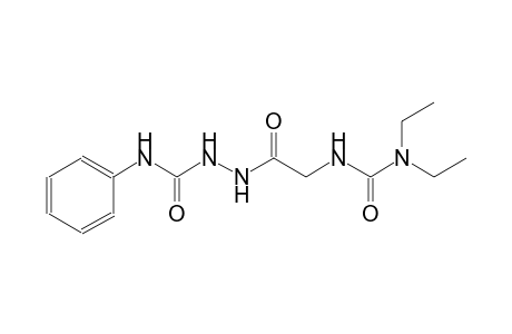 2-({[(diethylamino)carbonyl]amino}acetyl)-N-phenylhydrazinecarboxamide