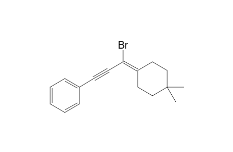 [3-bromanyl-3-(4,4-dimethylcyclohexylidene)prop-1-ynyl]benzene