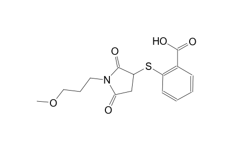 benzoic acid, 2-[[1-(3-methoxypropyl)-2,5-dioxo-3-pyrrolidinyl]thio]-