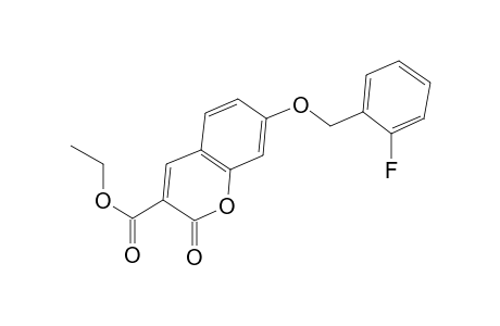 Ethyl 7-[(2-fluorophenyl)methoxy]-2-oxochromene-3-carboxylate