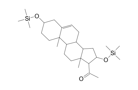 Pregn-5-en-20-one, 3,16-bis[(trimethylsilyl)oxy]-, (3.beta.,16.alpha.)-
