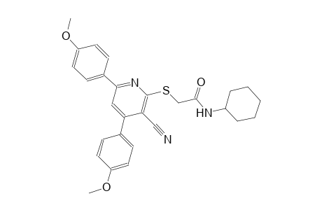 acetamide, 2-[[3-cyano-4,6-bis(4-methoxyphenyl)-2-pyridinyl]thio]-N-cyclohexyl-