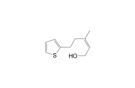 (Z)-3-Methyl-5-thiophen-2-yl-pent-2-en-1-ol