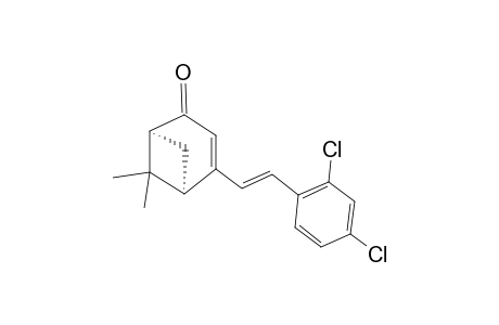 (1R,5S)-2-[(E)-2-(2,4-dichlorophenyl)ethenyl]-7,7-dimethylbicyclo[3.1.1]hept-2-en-4-one