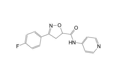 5-isoxazolecarboxamide, 3-(4-fluorophenyl)-4,5-dihydro-N-(4-pyridinyl)-