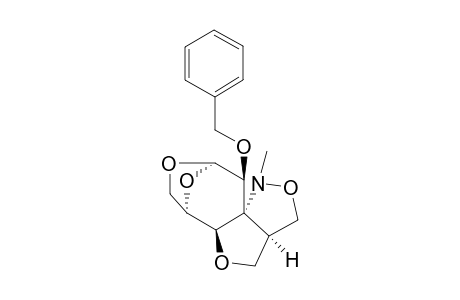 3(S)-4-Benzyloxy-5,7-(epoxymethano)-2-methylfuran[2,3-c]pyrano[3,4-c]oxazolidine