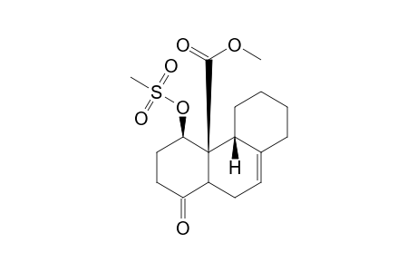 1,2,3,4,4a,4b,5,6,7,8,10,10a-dodecahydro-4-hydroxy-1-oxo-4a-phenanthrenecarboxylic acid, methyl ester, methanesulfonate