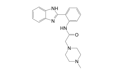 N-[2-(1H-Benzoimidazol-2-yl)-phenyl]-2-(4-methylpiperazin-1-yl)-acetamide