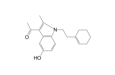 1-[1-(2-Cyclohex-1-enyl-ethyl)-5-hydroxy-2-methyl-1H-indol-3-yl]-ethanone