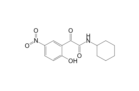 N-Cyclohexyl-2-(2-hydroxy-5-nitrophenyl)-2-oxoacetamide