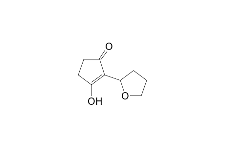 2-Cyclopenten-1-one, 3-hydroxy-2-(tetrahydro-2-furanyl)-