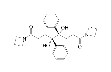 (+-)-1,8-Di(azetidin-1-yl)-4,5-dihydroxy-4,5-diphenyloctane-1,8-dione