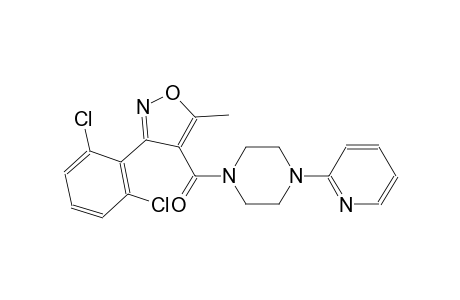 1-{[3-(2,6-dichlorophenyl)-5-methyl-4-isoxazolyl]carbonyl}-4-(2-pyridinyl)piperazine