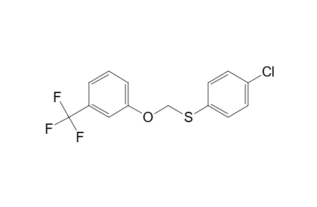 1-Chloranyl-4-[[3-(trifluoromethyl)phenoxy]methylsulfanyl]benzene