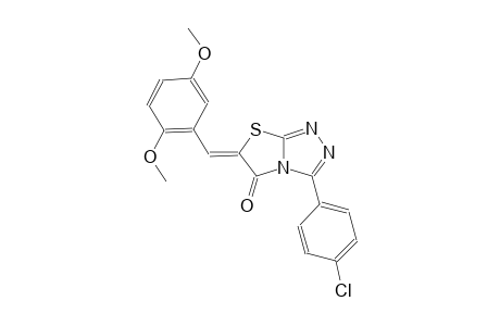 (6Z)-3-(4-chlorophenyl)-6-(2,5-dimethoxybenzylidene)[1,3]thiazolo[2,3-c][1,2,4]triazol-5(6H)-one