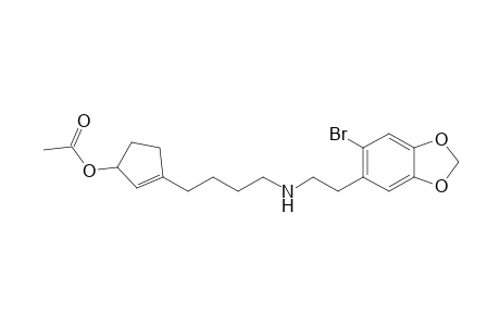 3-{4-[2-(6-Bromobenzo[1,3]dioxol-5-yl)ethylamino]butyl}cyclopent-2-enyl acetate