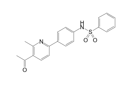 N-(4-(5-Acetyl-6-methylpyridin-2-yl)phenyl)benzenesulfonamide