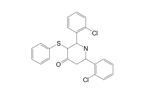 2,6-DI-(ORTHO-CHLOROPHENYL)-3-(PHENYLTHIO)-PIPERIDIN-4-ONE