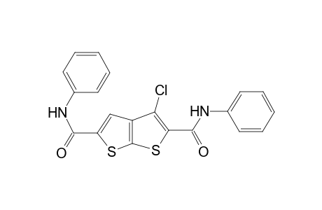 4-chloro-N2,N5-diphenyl-thieno[2,3-b]thiophene-2,5-dicarboxamide