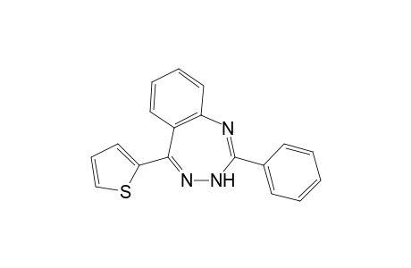 2-Phenyl-5-thiophen-2-yl-3H-benzo[e][1,2,4]triazepine