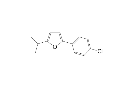 2-(4-Chlorophenyl)-5-isopropylfuran
