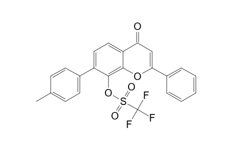 4-Oxo-2-phenyl-7-p-tolyl-4H-chromen-8-yl Trifluoromethanesulfonate