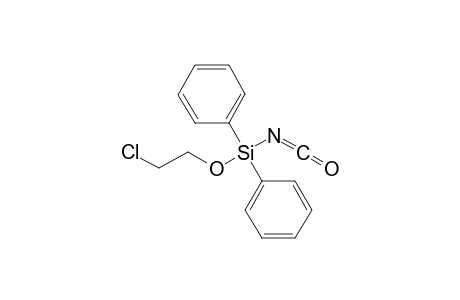 2-Chloroethoxy diphenyl silyl ester-,isocyanic acid