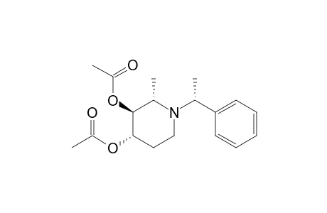 Acetic acid (2S,3S,4S)-4-acetoxy-2-methyl-1-((R)-1-phenyl-ethyl)-piperidin-3-yl ester